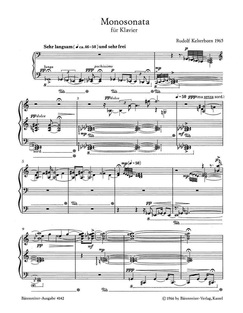Other Cover Image Monosonata für Klavier (1965)