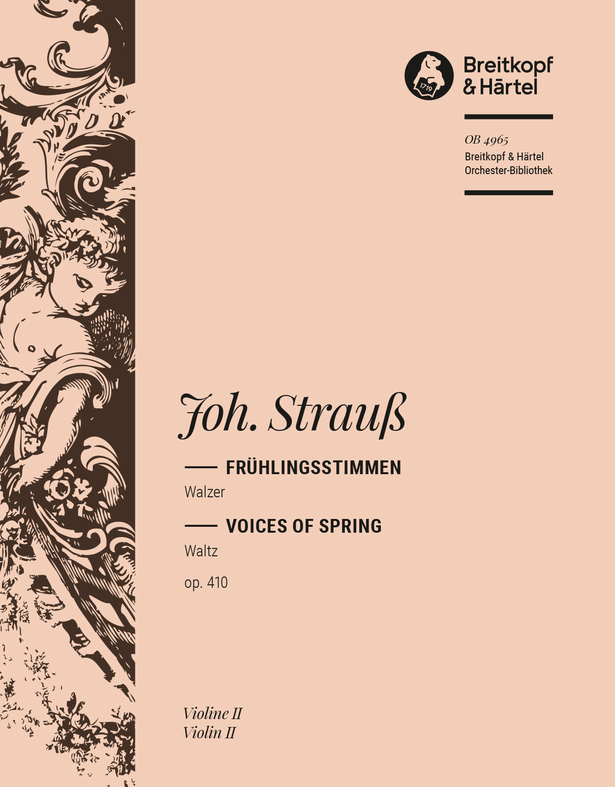 Front Cover Image Frühlingsstimmen op. 410 RV 410