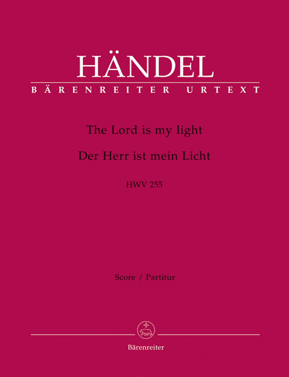 Front Cover Image The Lord is my light / Der Herr ist mein Licht HWV 255