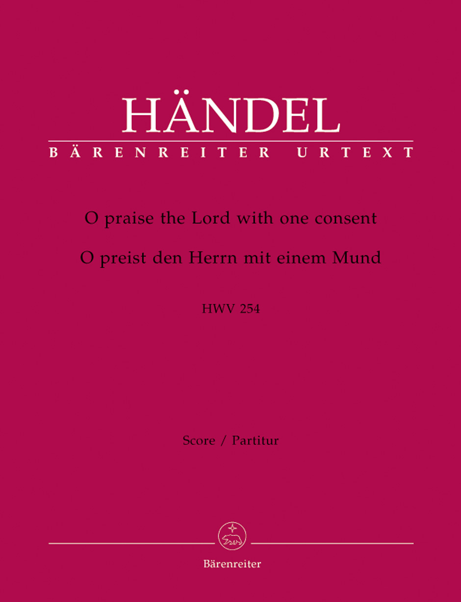 Front Cover Image O praise the Lord / O preist den Herrn HWV 254