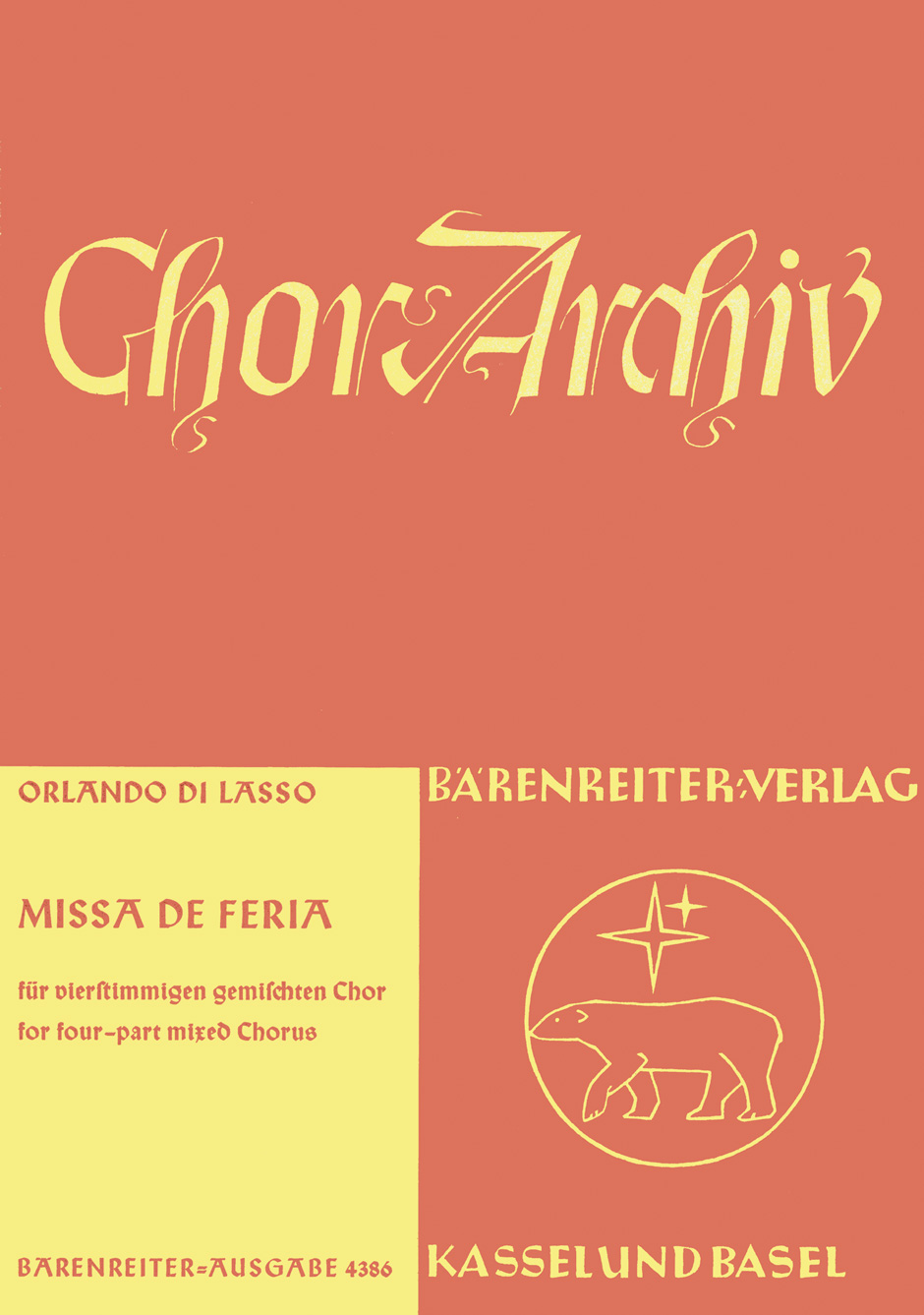 Front Cover Image Missa de Feria