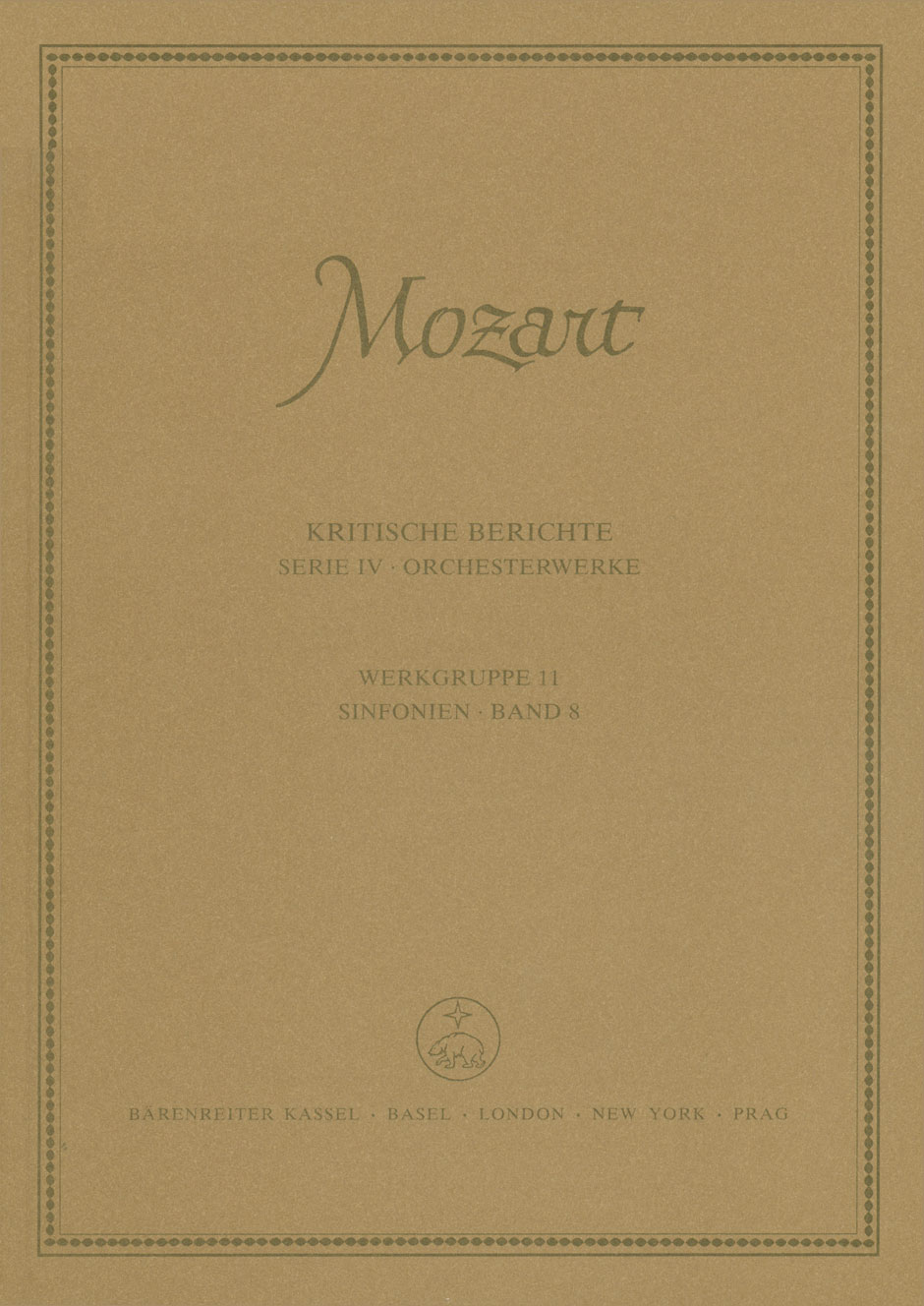 Front Cover Image Sinfonien, Band 8