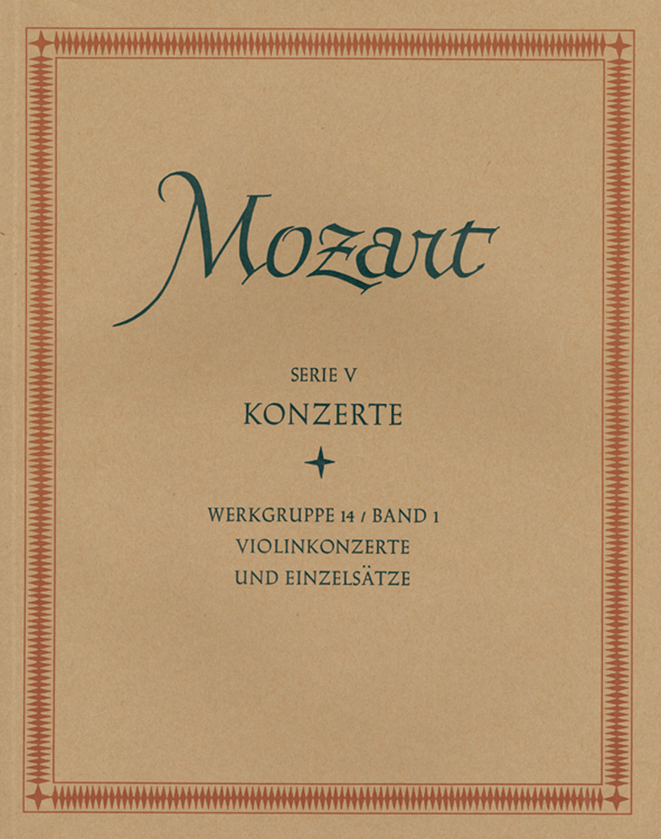 Front Cover Image Violinkonzerte und Einzelsätze