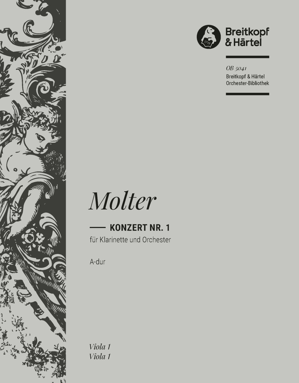Front Cover Image Konzert für Klarinette und Orchester Nr. 1 A-Dur