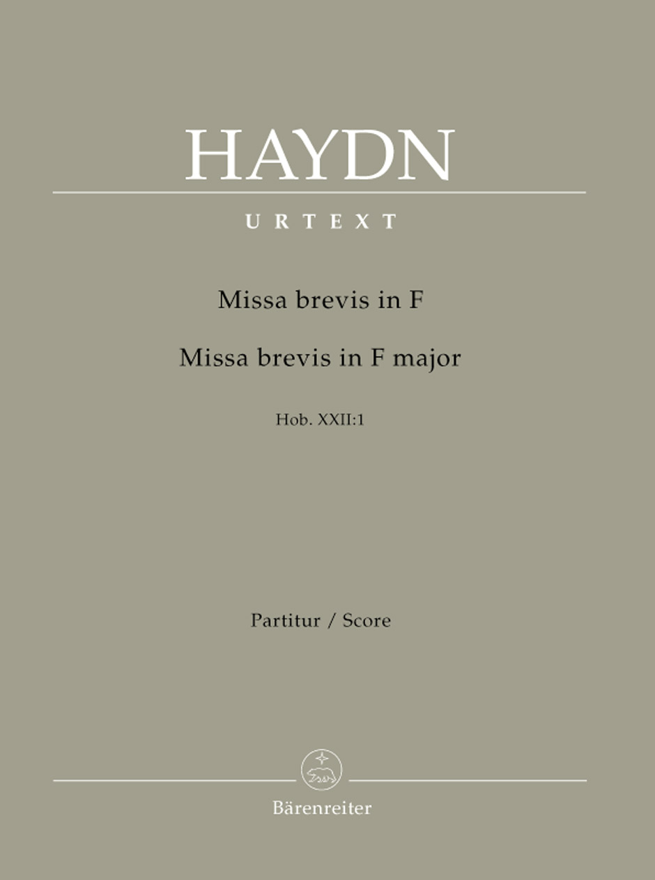 Front Cover Image Missa brevis F-Dur Hob. XXII:1