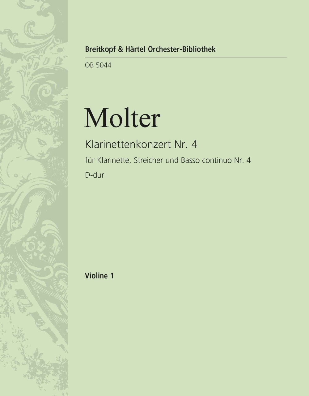 Front Cover Image Konzert für Klarinette und Orchester Nr. 4 D-Dur