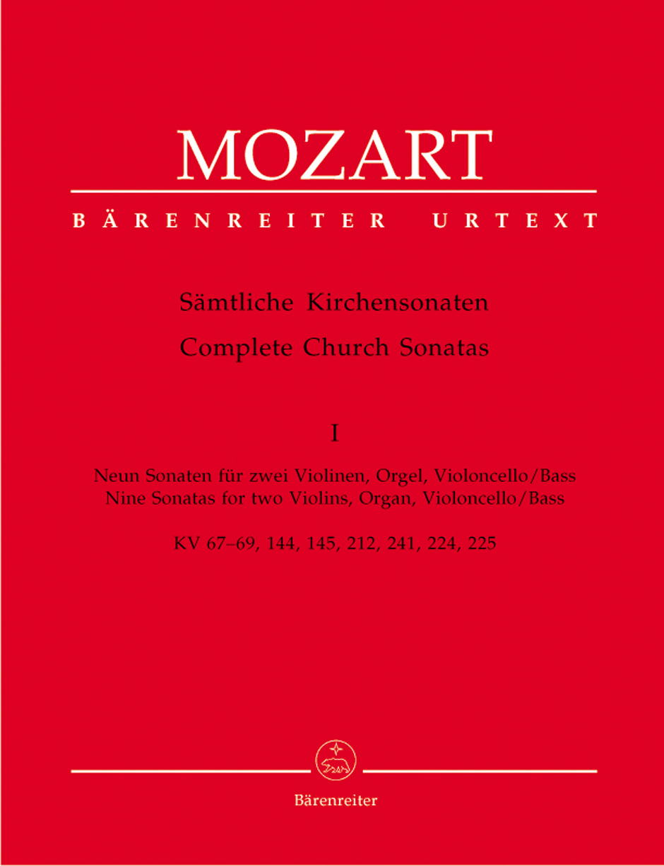 Front Cover Image Sämtliche Kirchensonaten, Heft 1