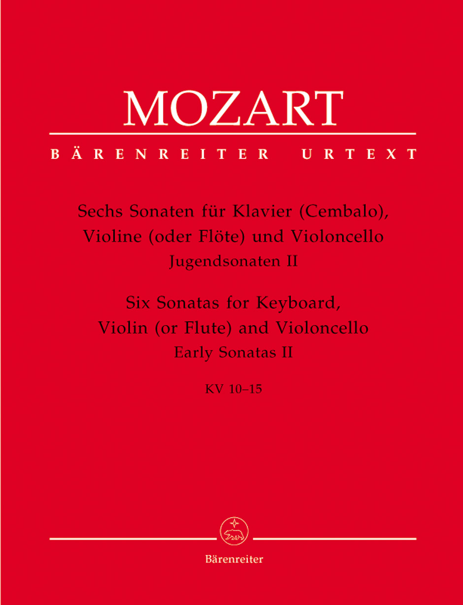 Front Cover Image Sechs Sonaten für Klavier (Cembalo), Violine (Flöte) und Violoncello
