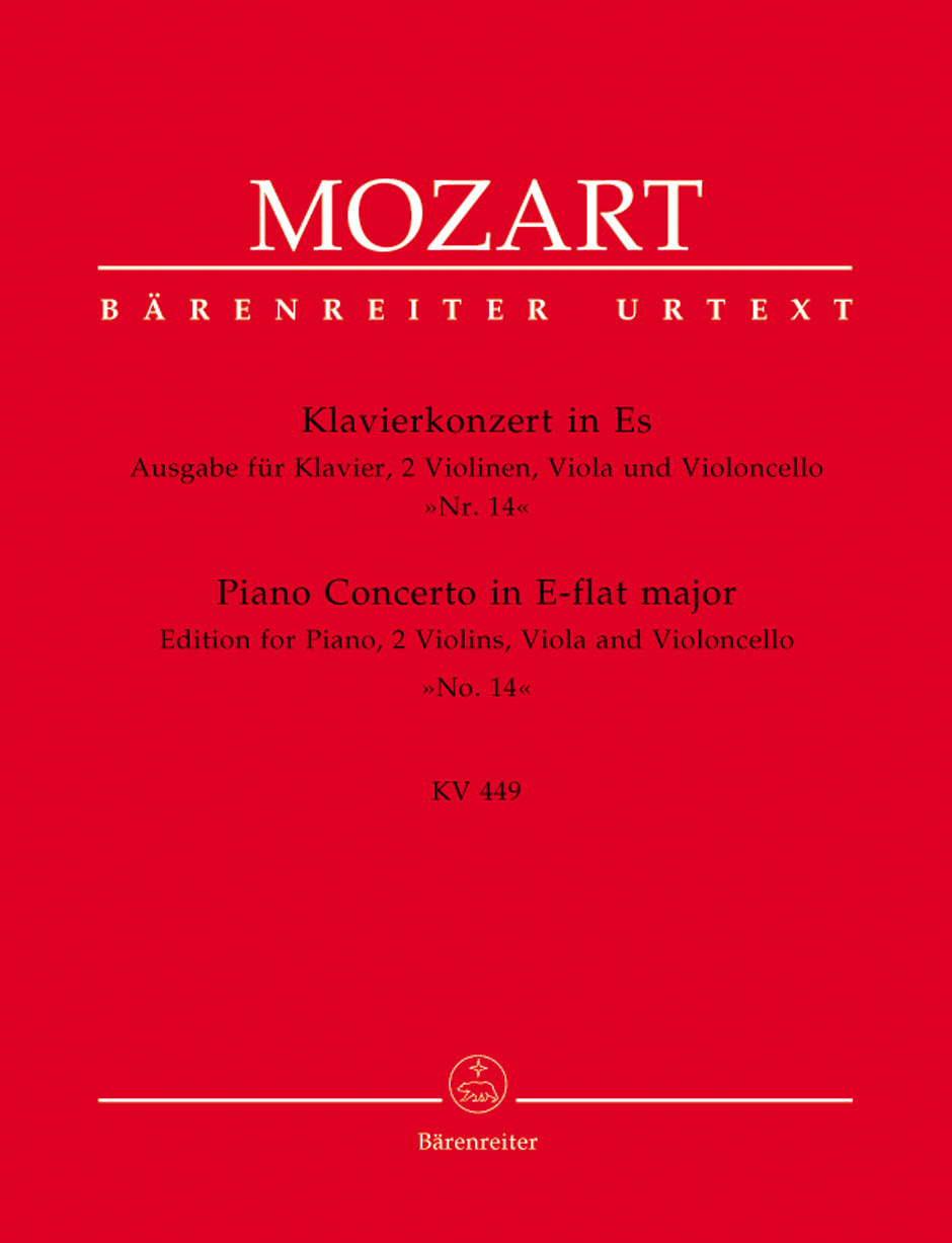 Front Cover Image Konzert Nr. 14 Es-Dur KV 449