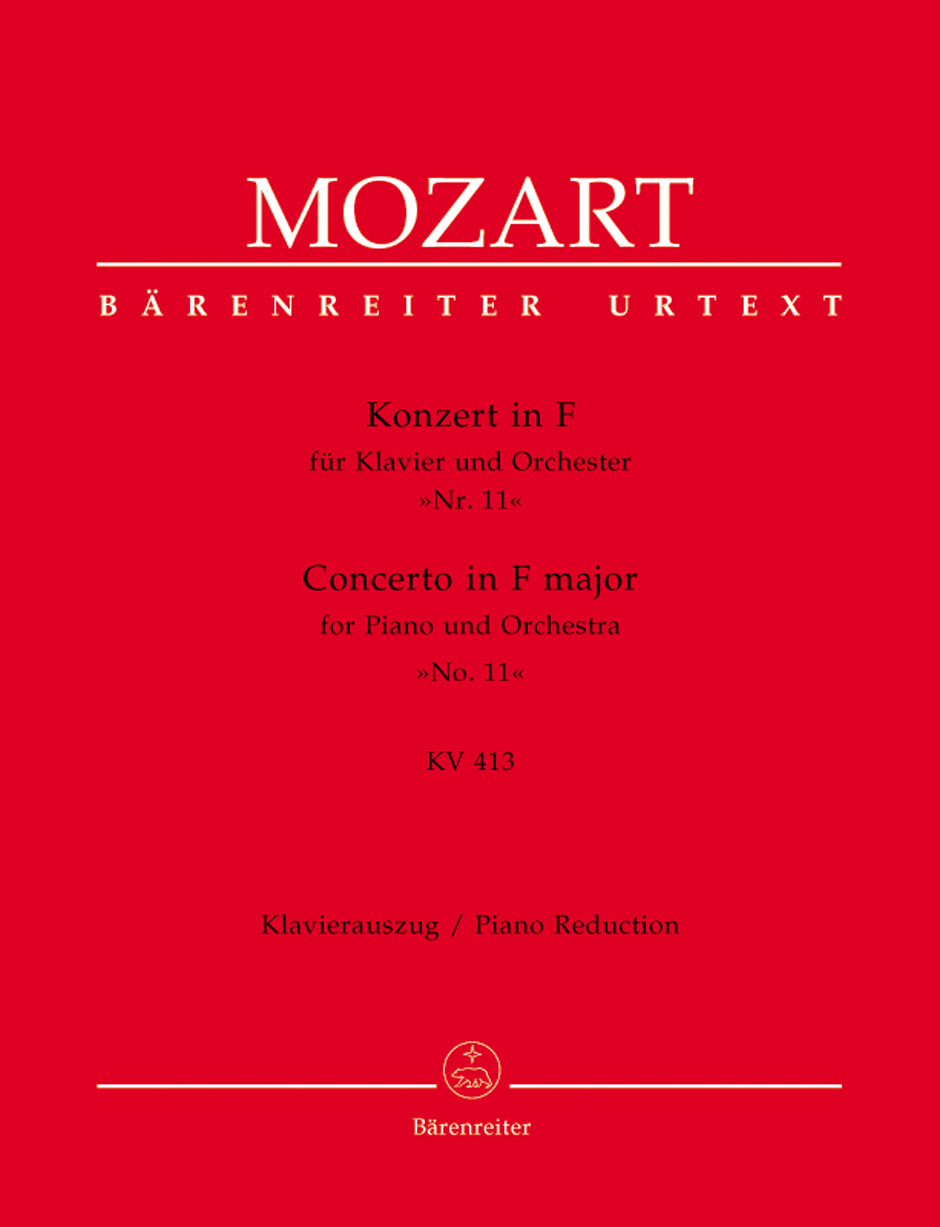 Front Cover Image Konzert für Klavier und Orchester Nr. 11 F-Dur KV 413 (387a)