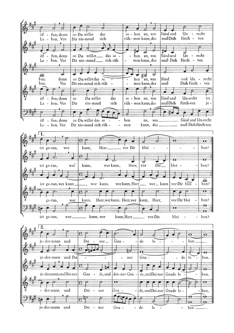 Other Cover Image Aus tiefer Not schrei ich zu dir (SSATB) - Christe, du bist der helle Tag (SATBB)