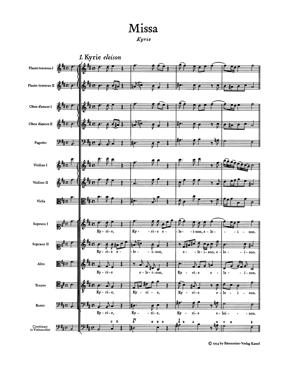 Other Cover Image Messe h-Moll BWV 232