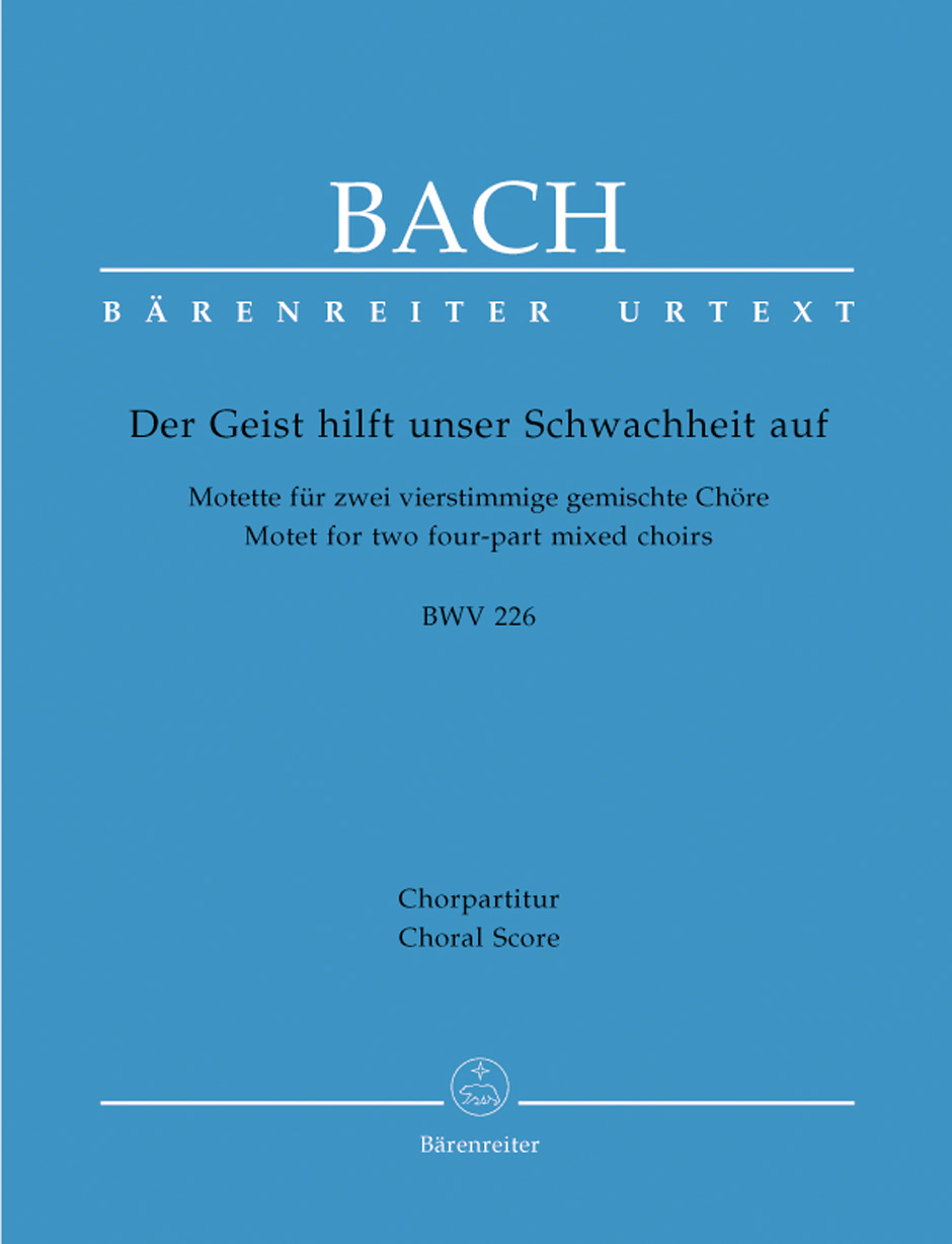 Front Cover Image Der Geist hilft unser Schwachheit auf BWV 226
