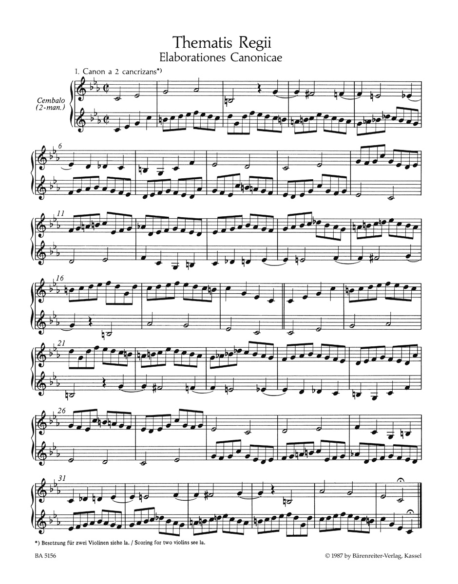 Other Cover Image Musikalisches Opfer, Heft 3 BWV 1079