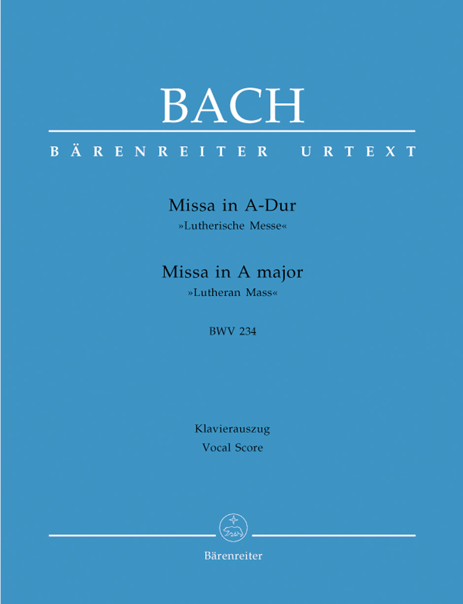 Front Cover Image Missa A-Dur BWV 234 "Lutherische Messe"