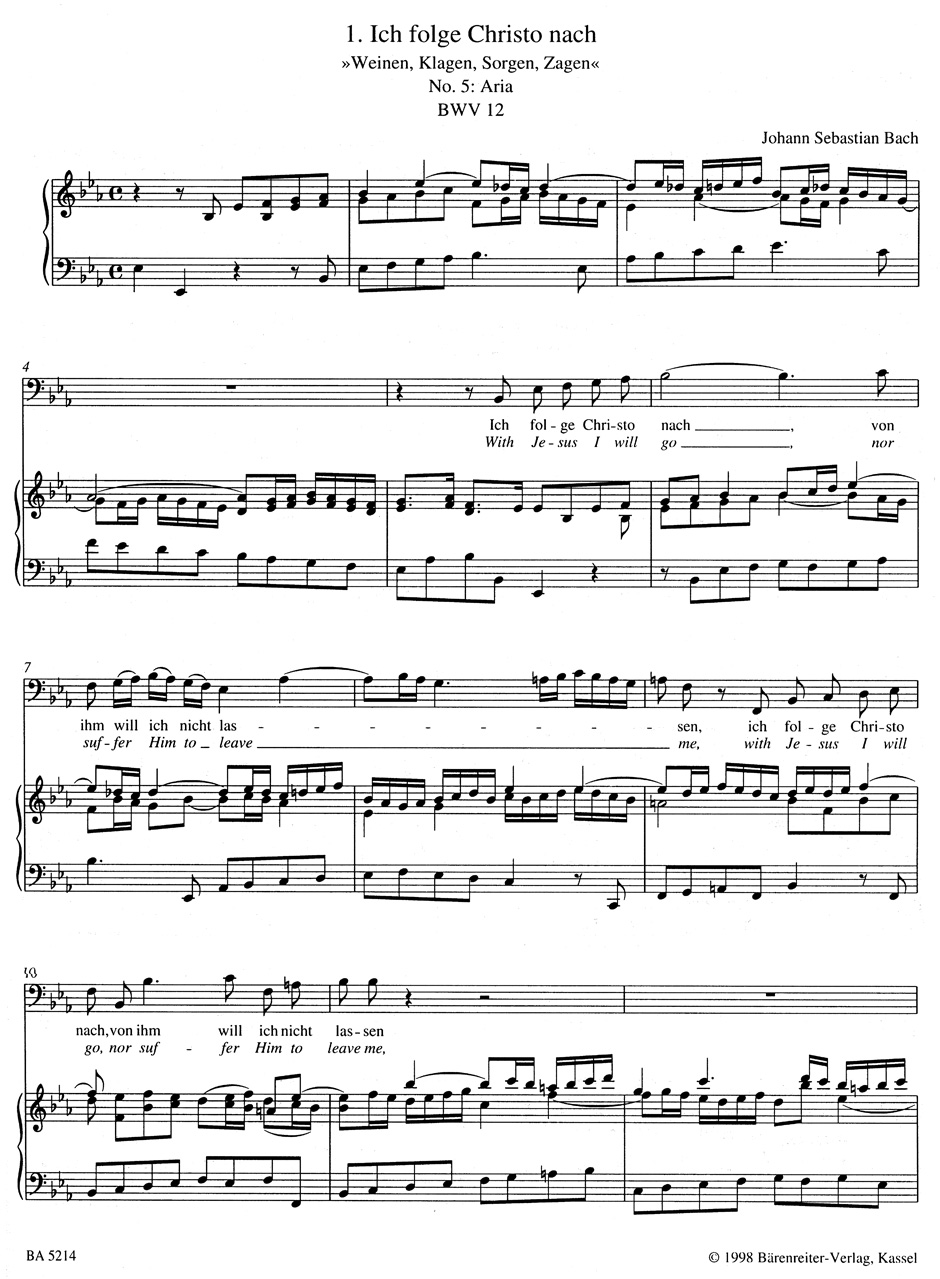 Other Cover Image Arien für Bass