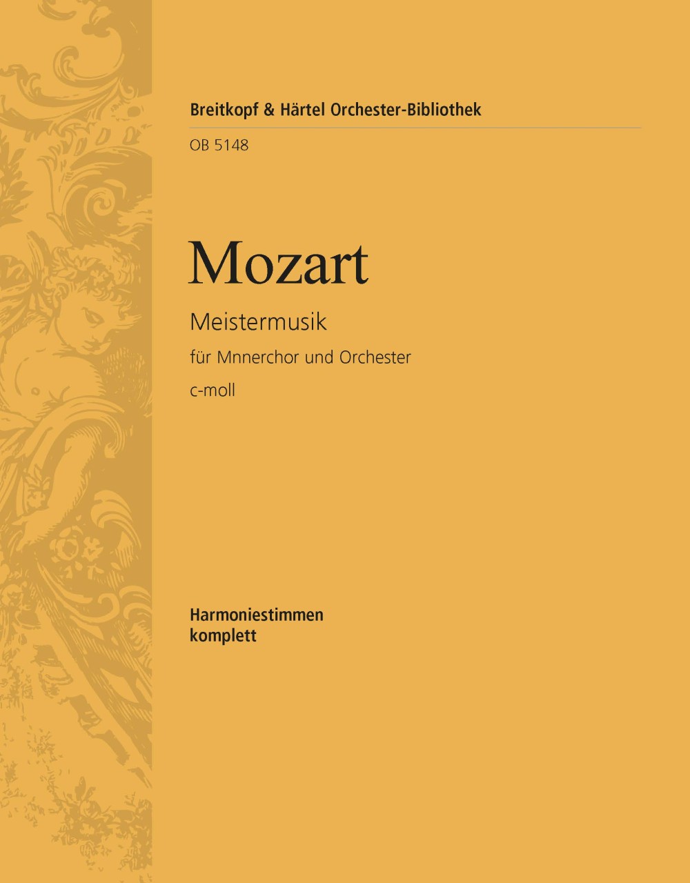 Front Cover Image Meistermusik c-moll nach KV 477 (479a) "für Chor und Orchester"