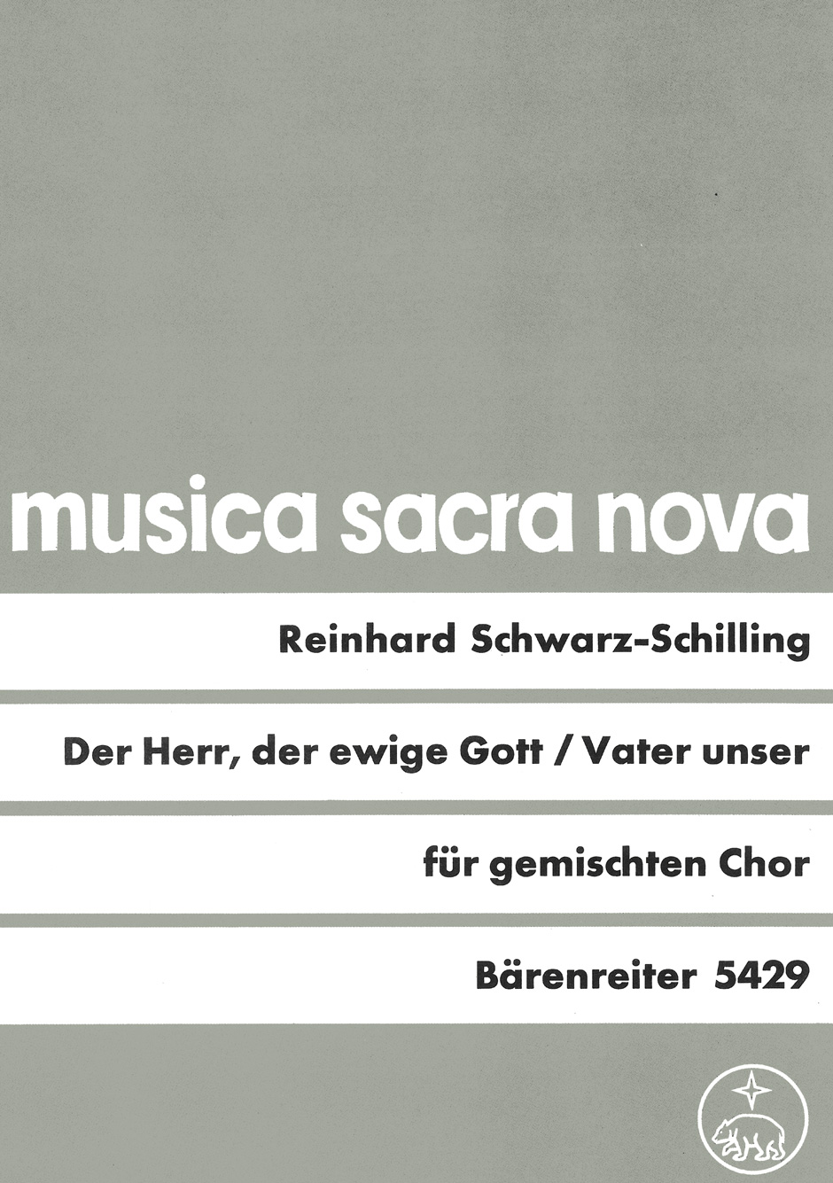 Front Cover Image Der Herr, der ewige Gott / The Lord, the everlasting God (1967) - Vater unser / The Lords Prayer: Our Father / Pater noster (1973)