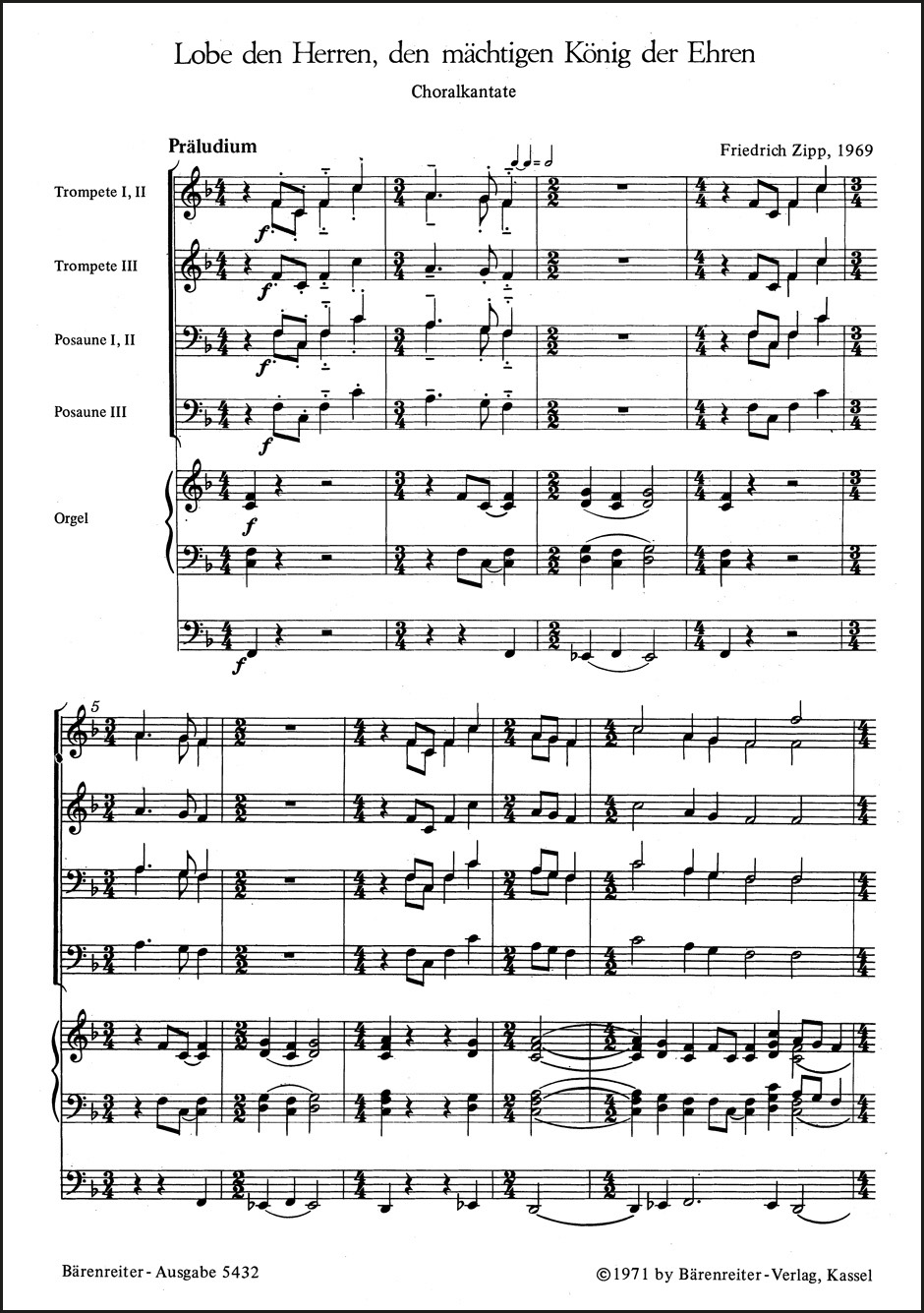 Other Cover Image Lobe den Herren, den mächtigen König der Ehren (1969)