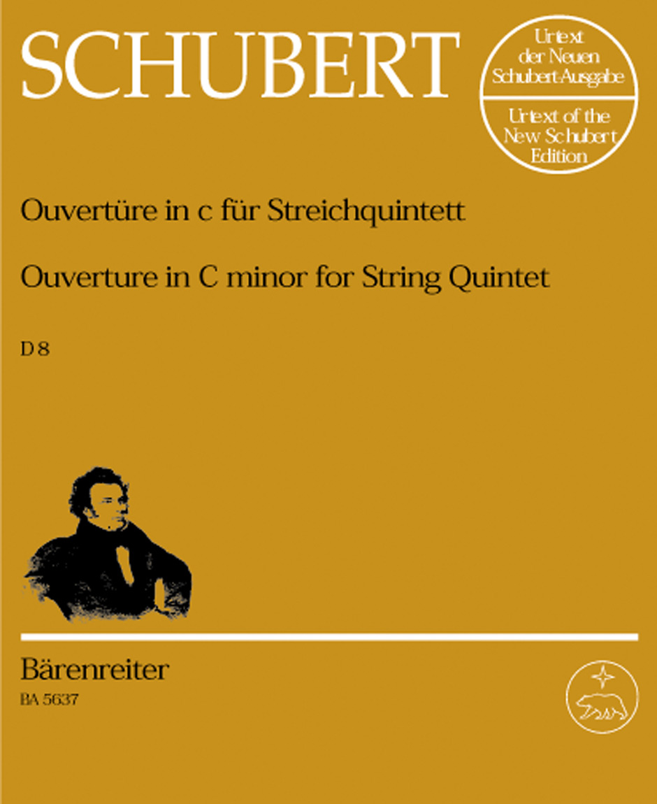 Front Cover Image Ouvertüre (Quintett) c-Moll D 8