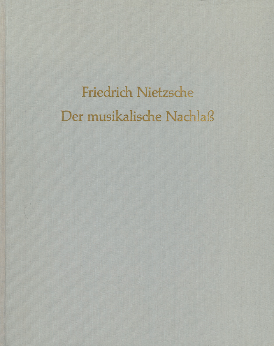 Front Cover Image Der Musikalische Nachlass