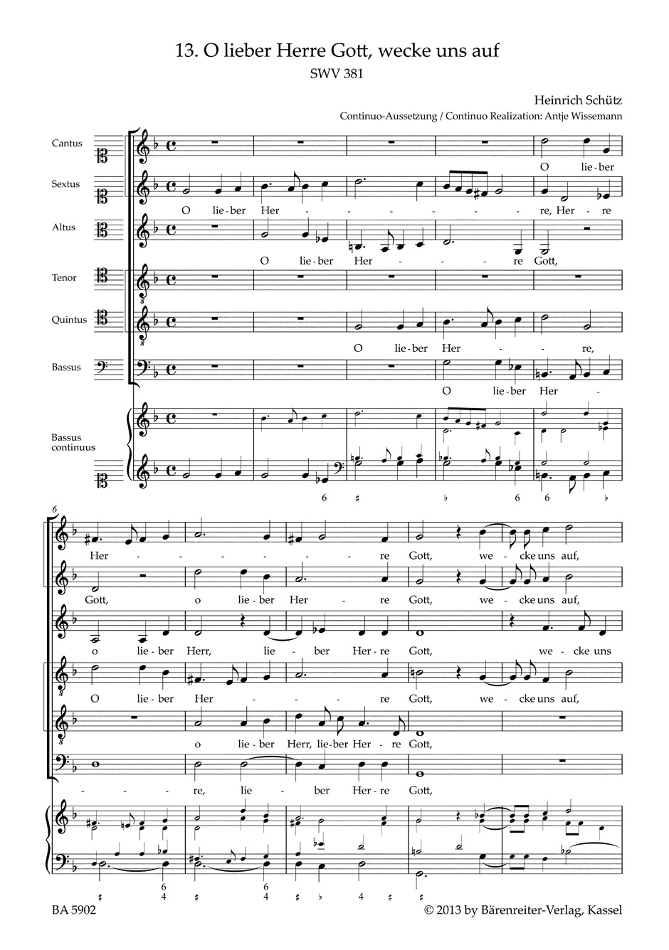 Other Cover Image Geistliche Chor-Music SWV 381-397