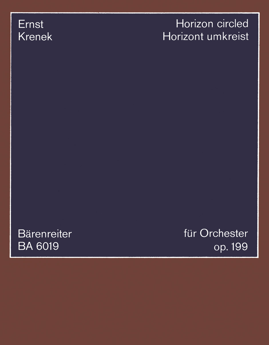 Front Cover Image Horizon circled (Horizont umkreist) op. 196 (1967)