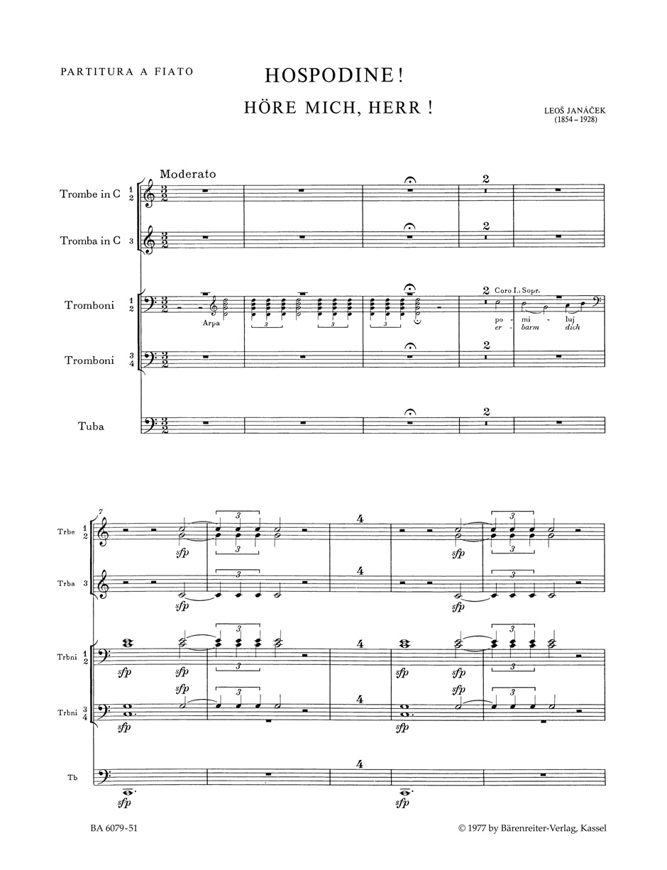 Front Cover Image Hospodine - Höre mich, Herr (Kyrie)
