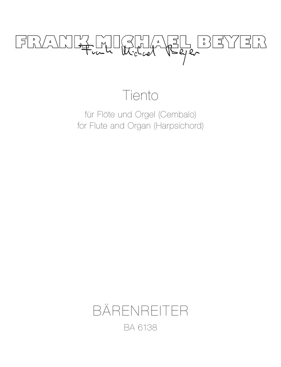 Front Cover Image Tiento (1965)