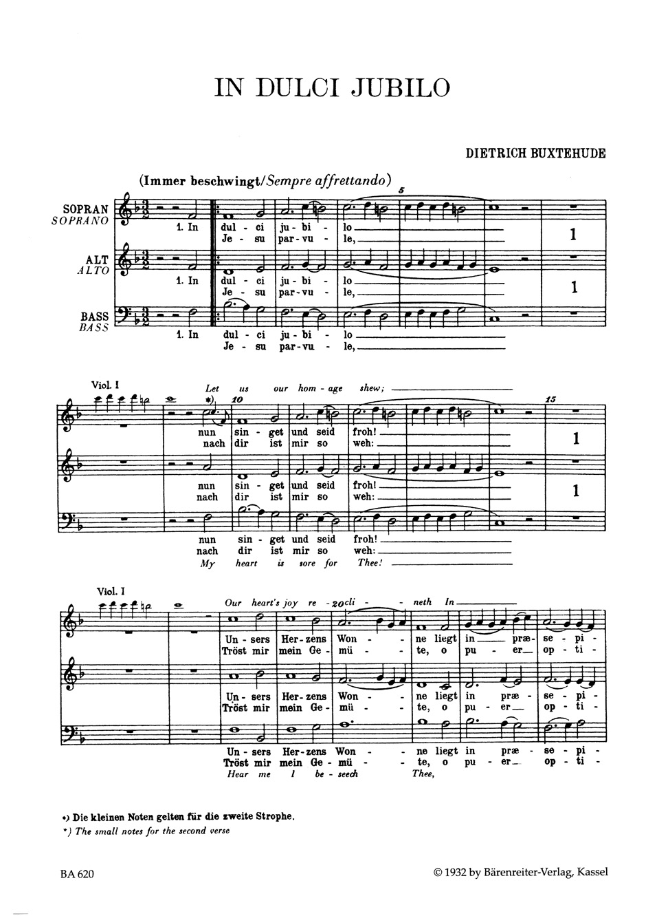 Other Cover Image In dulci jubilo BuxWV 52