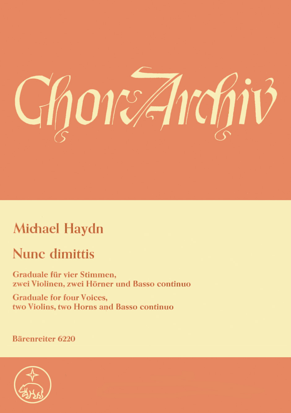 Front Cover Image Nunc dimittis