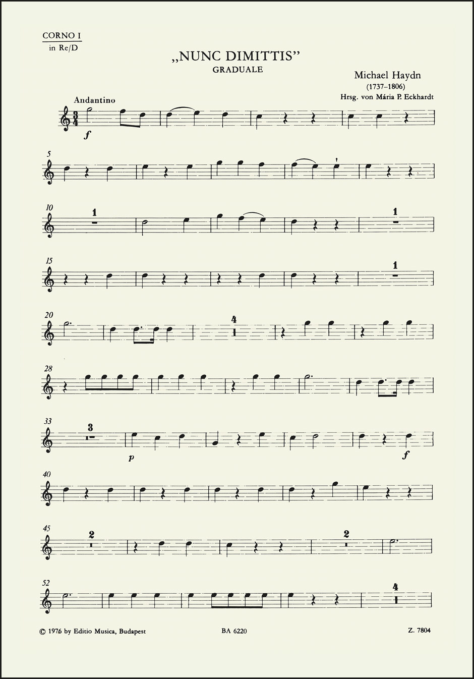 Front Cover Image Nunc dimittis