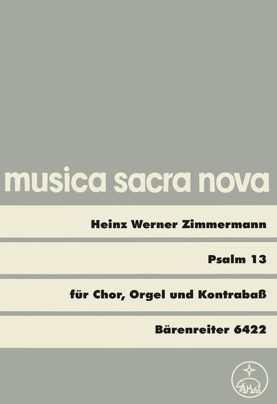 Other Cover Image Psalm 13 "Herr, wie lange willst du mich so ganz vergessen" (1973)