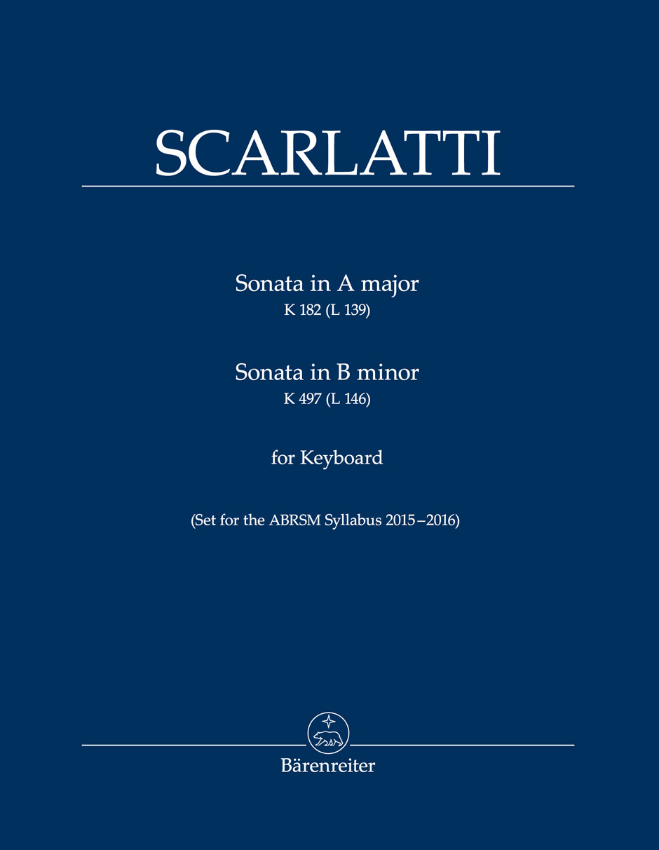 Front Cover Image Zwei Sonaten für Klavier (Clavier) K 182 (L 139), K 497 (L 146)