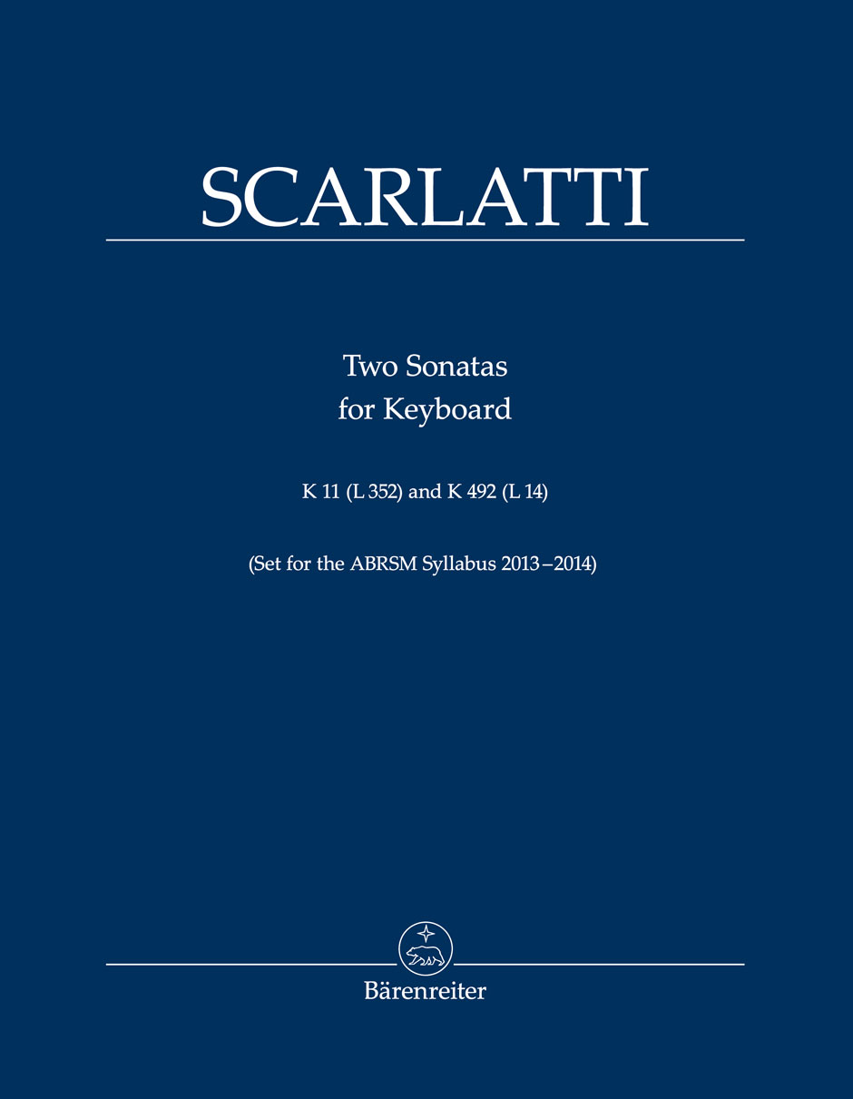 Front Cover Image Zwei Sonaten für Klavier (Clavier) K 11 (L 352), K 492 (L 14)