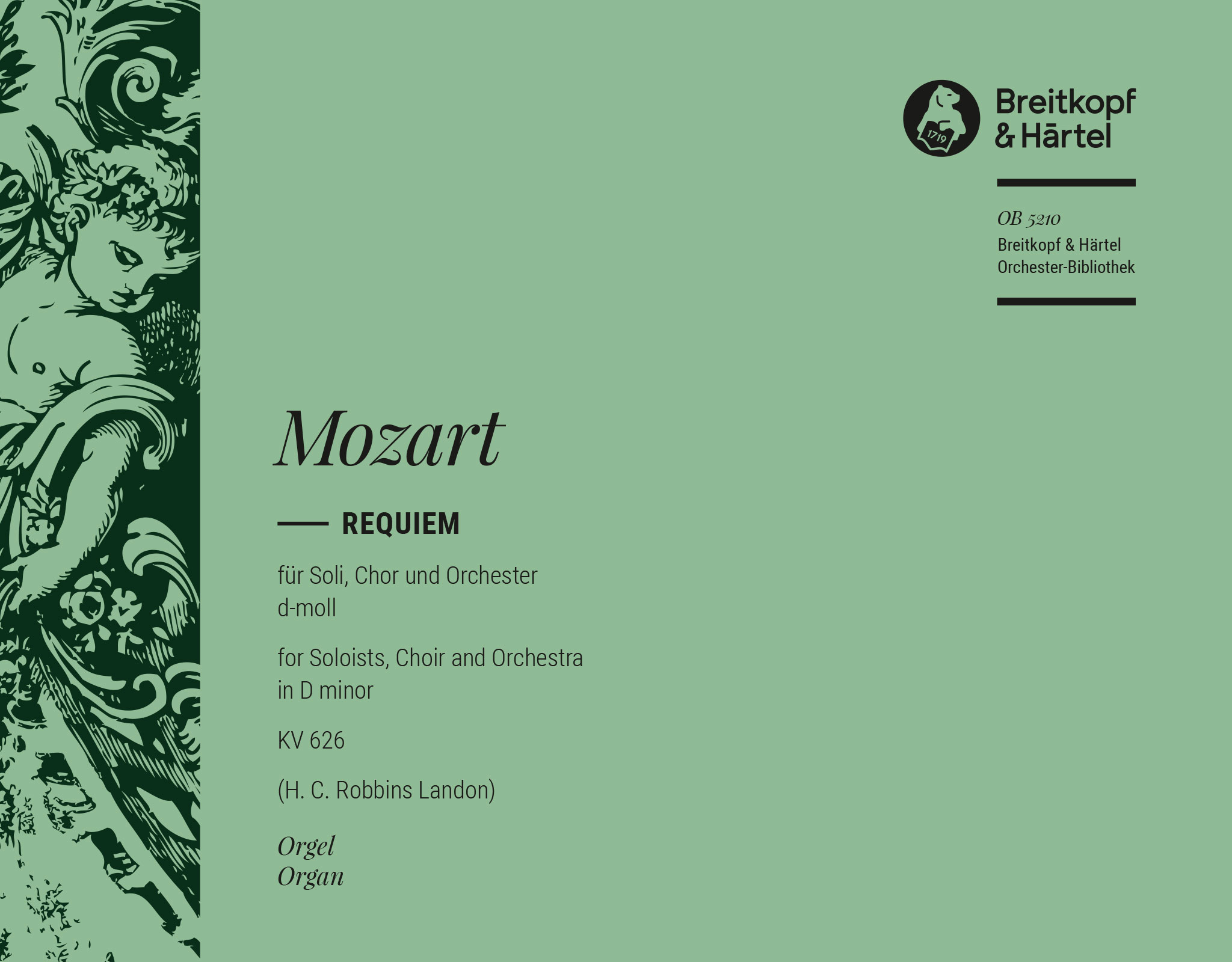 Front Cover Image Requiem d-moll KV 626