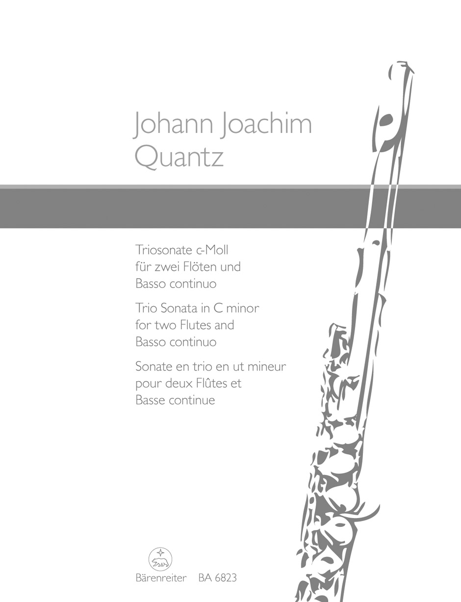 Front Cover Image Triosonate für zwei Flöten und Basso continuo c-Moll