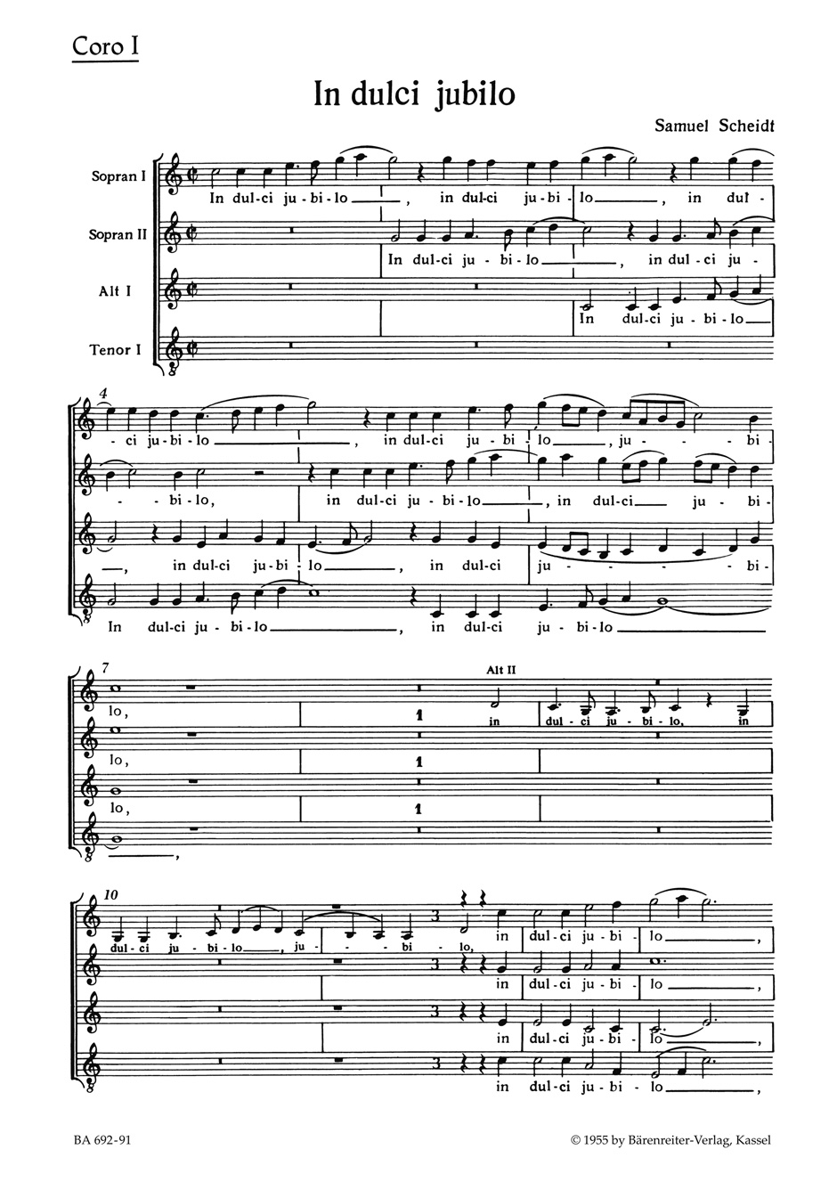 Front Cover Image In dulci jubilo