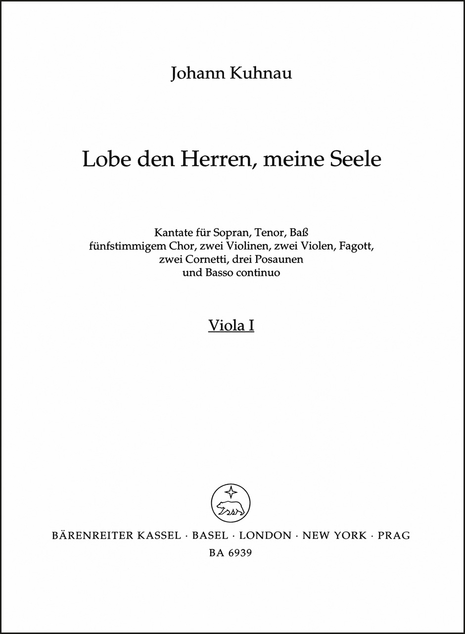 Front Cover Image Lobe den Herren, meine Seele