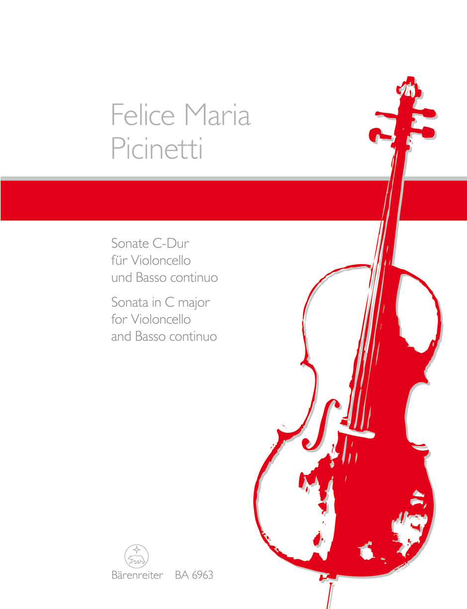 Front Cover Image Sonate für Violoncello und Basso continuo C-Dur