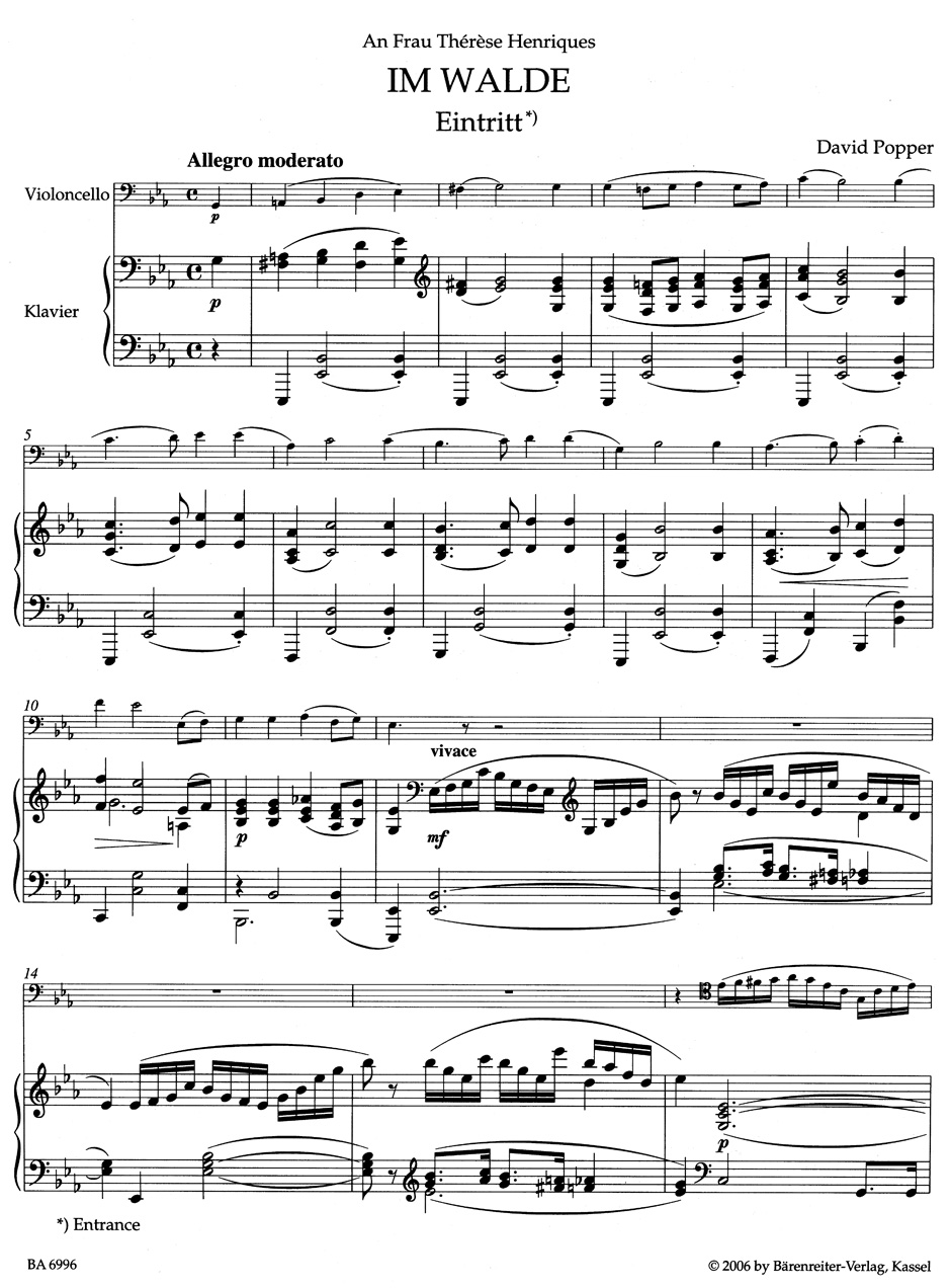 Other Cover Image Im Walde op. 50