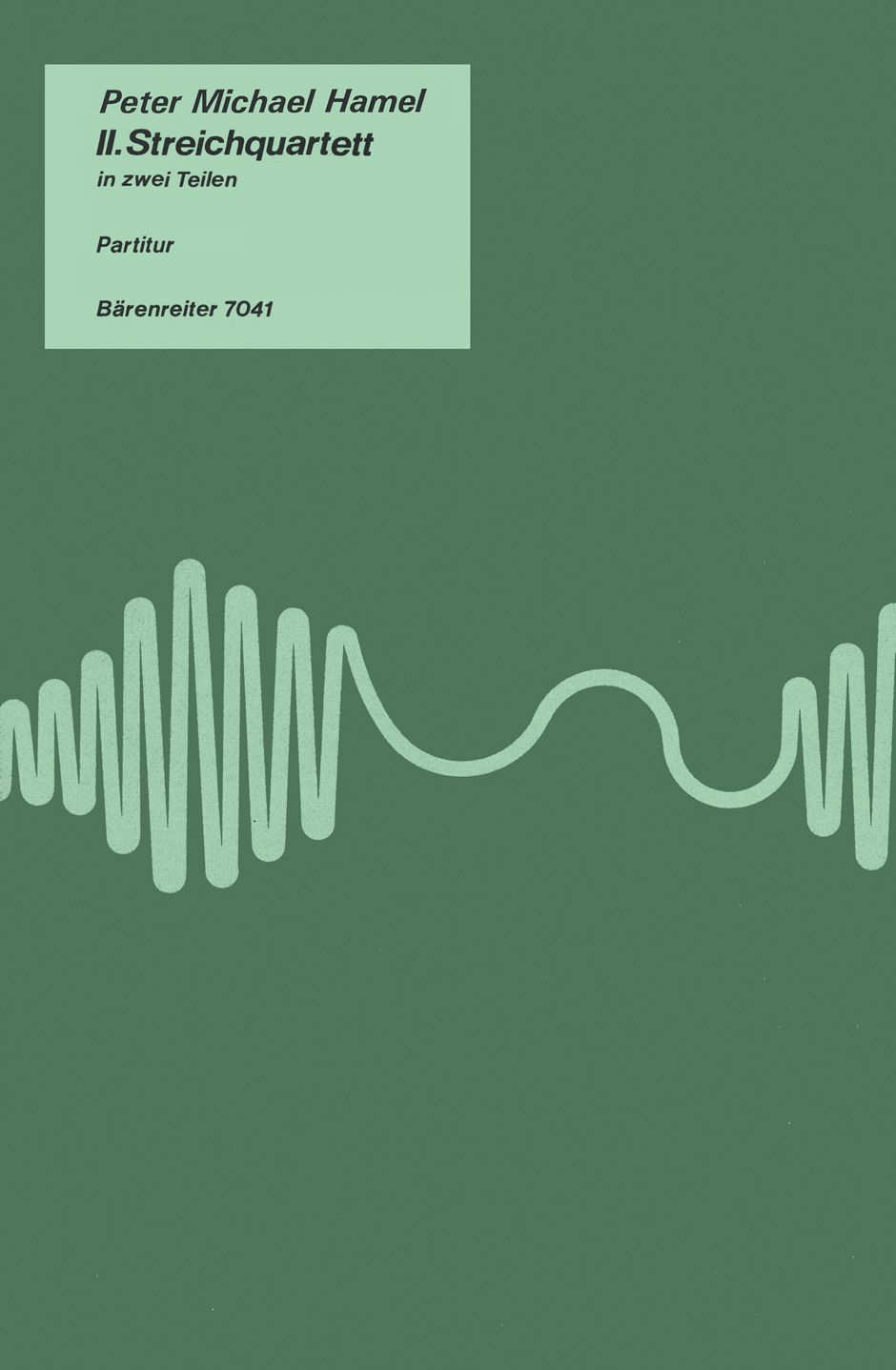 Front Cover Image Zweites Streichquartett in zwei Teilen (1985/1986)