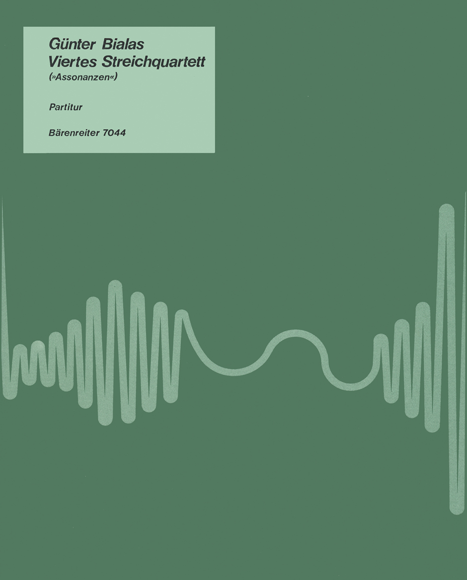 Front Cover Image Viertes Streichquartett "Assonanzen" (1986)