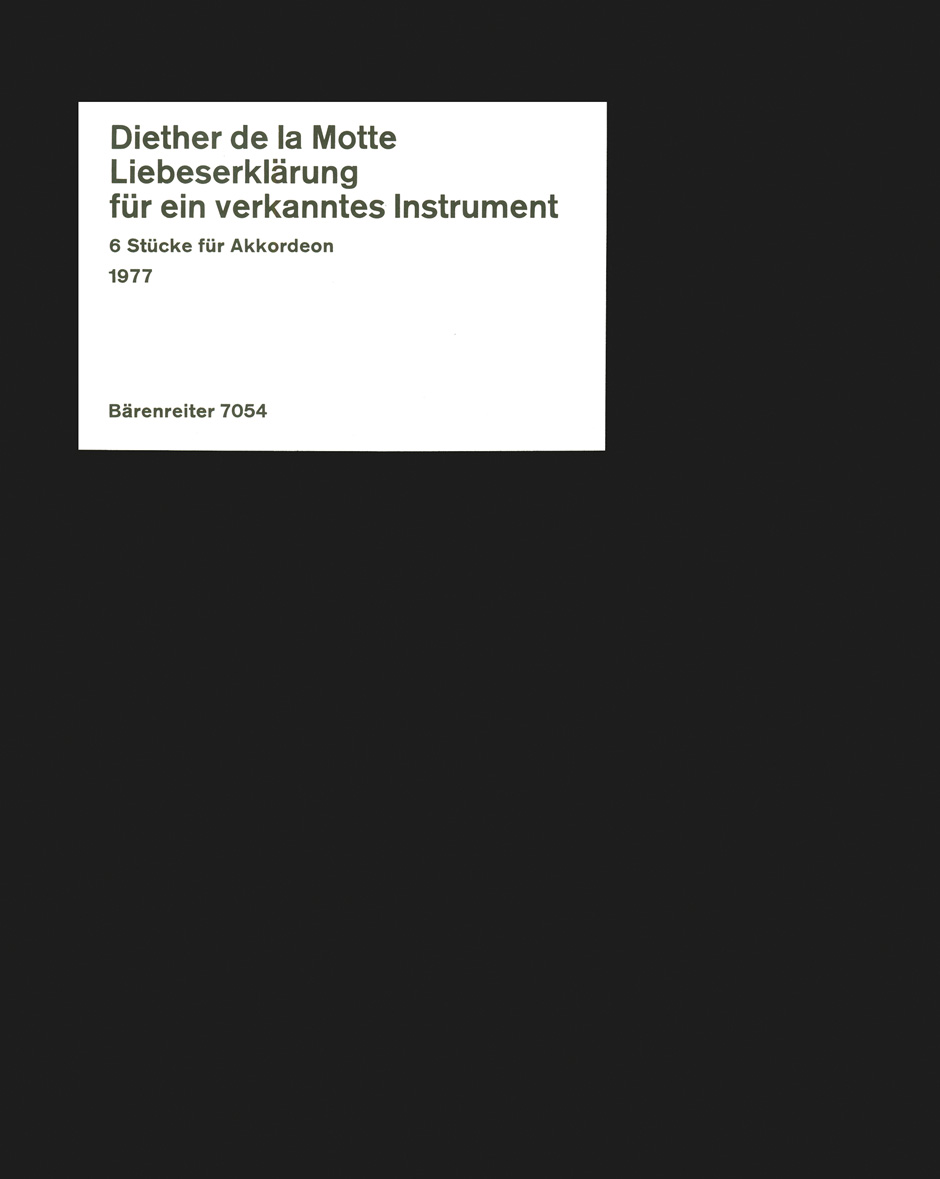Other Cover Image Liebeserklärung an ein verkanntes Instrument (1977)