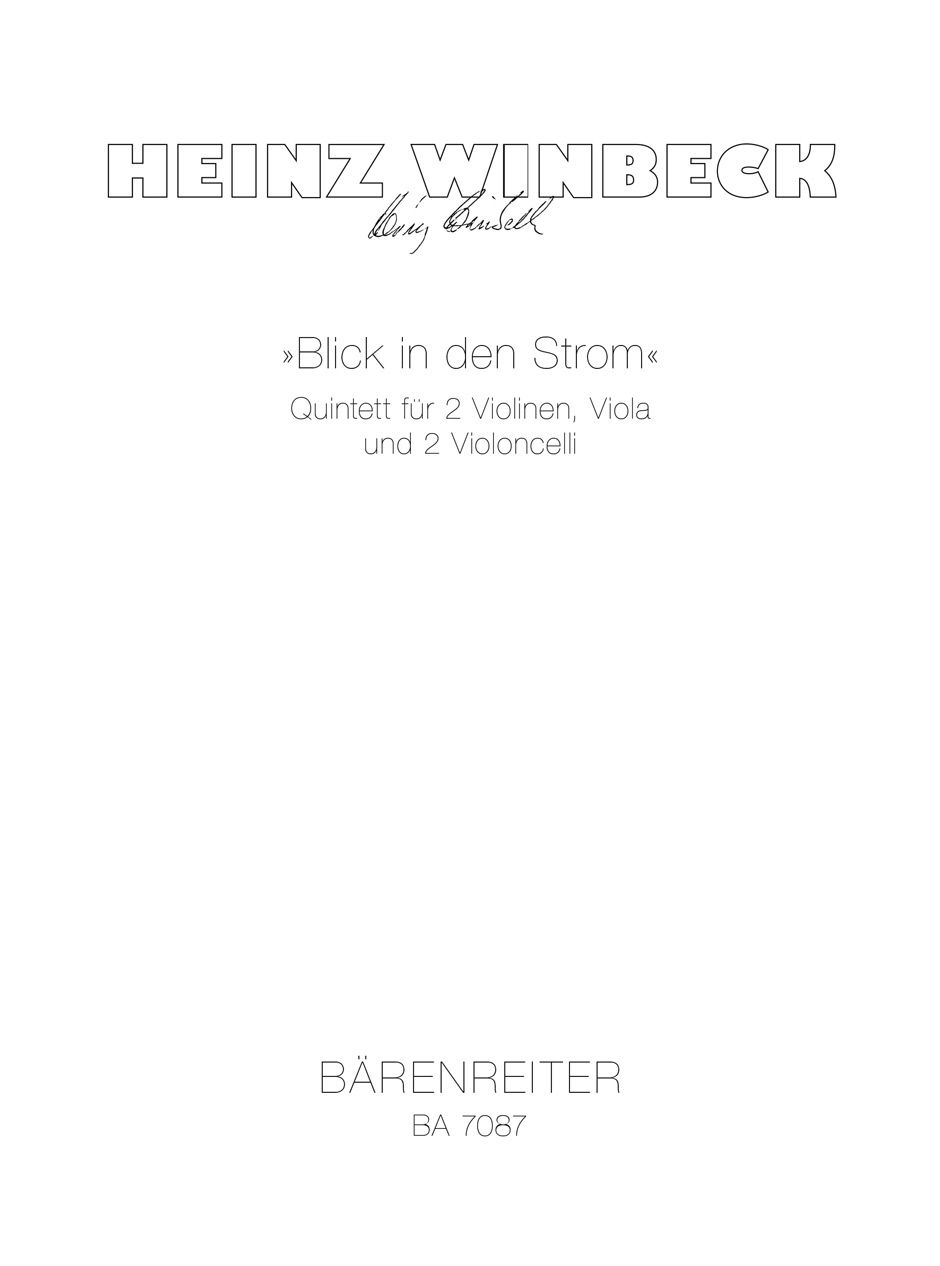 Front Cover Image Blick in den Strom (1981)