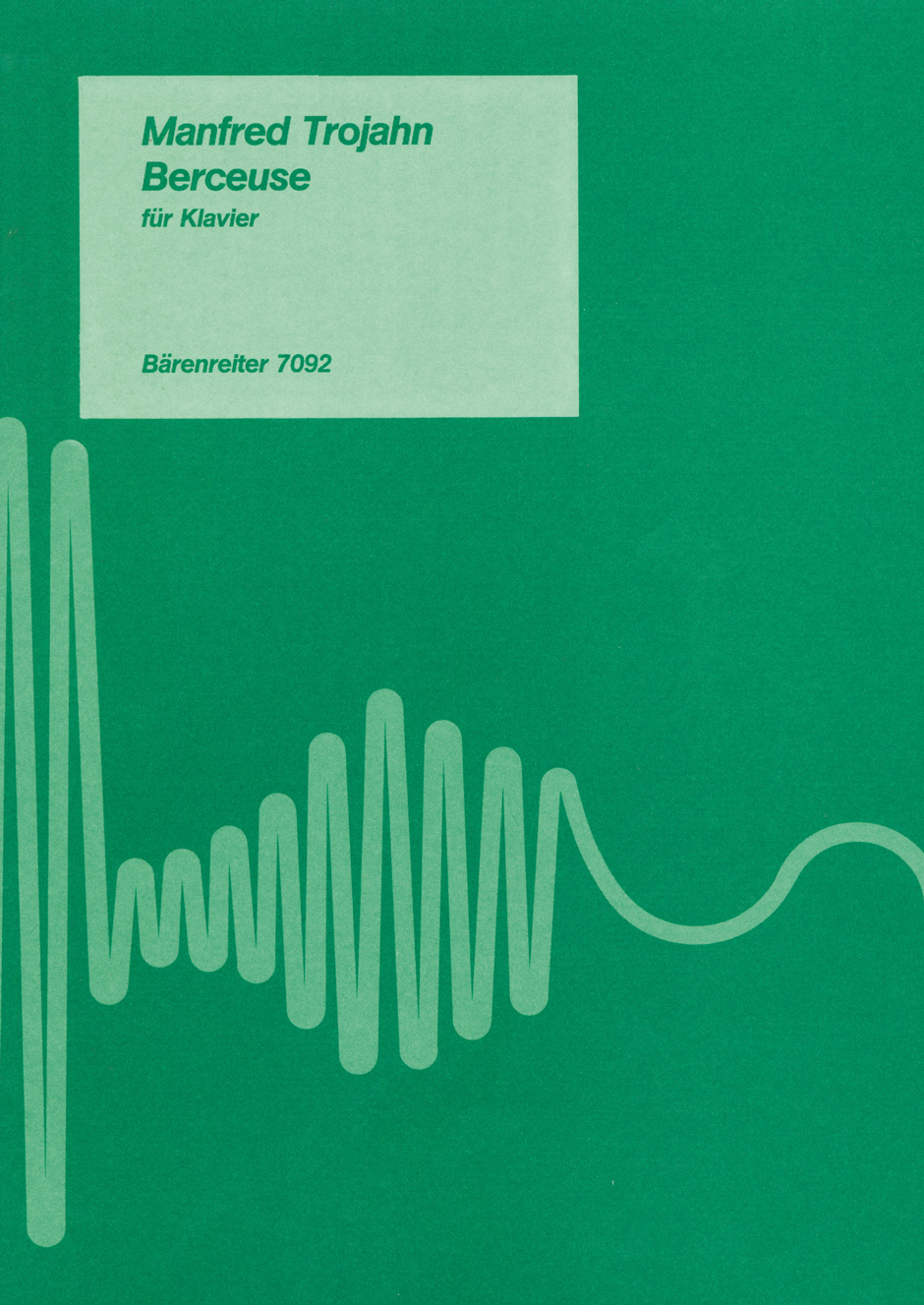 Front Cover Image Berceuse (1980)