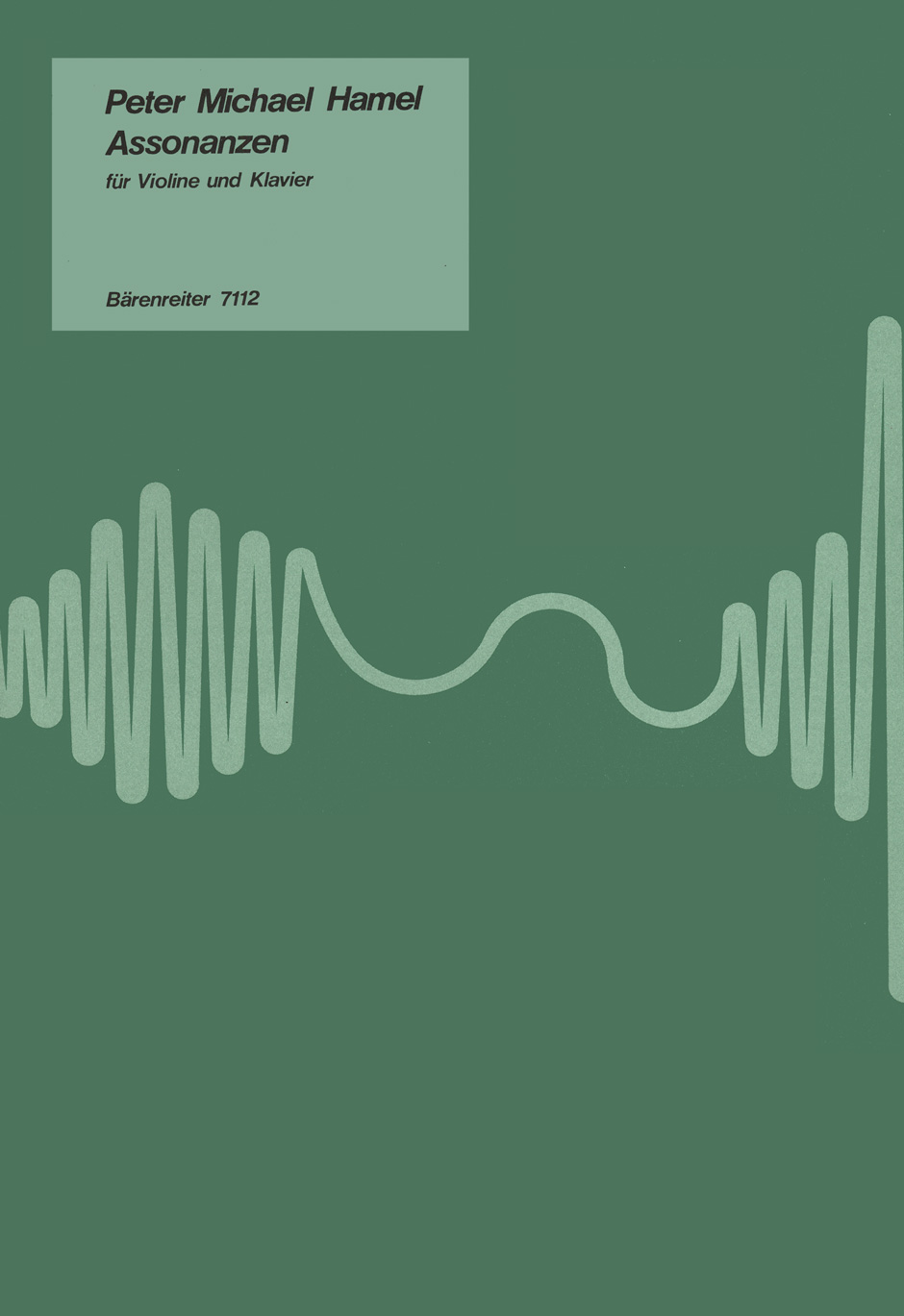 Front Cover Image Assonanzen (1986)