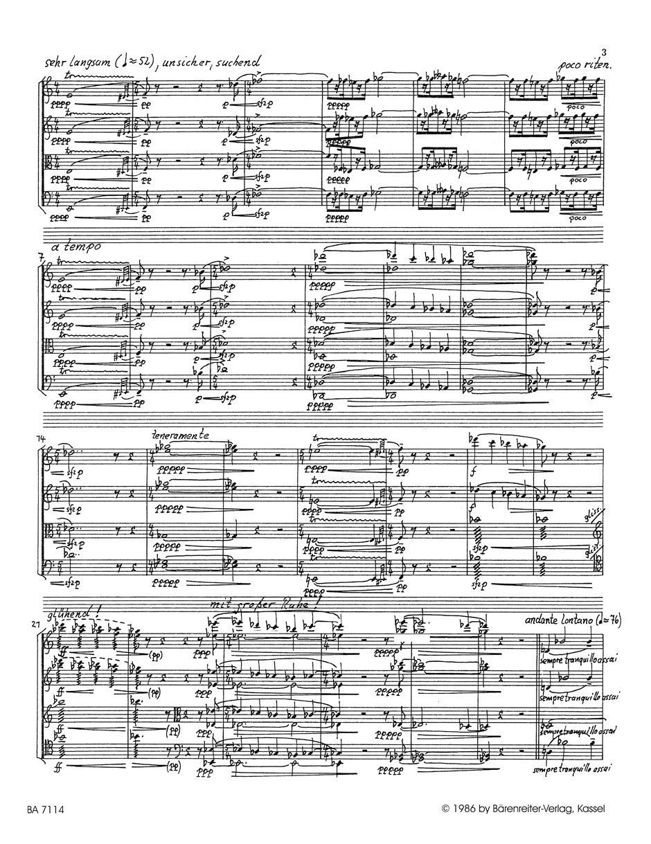 Other Cover Image Streichquartett Nr. 3 "Jagdquartett" (1983/1984)
