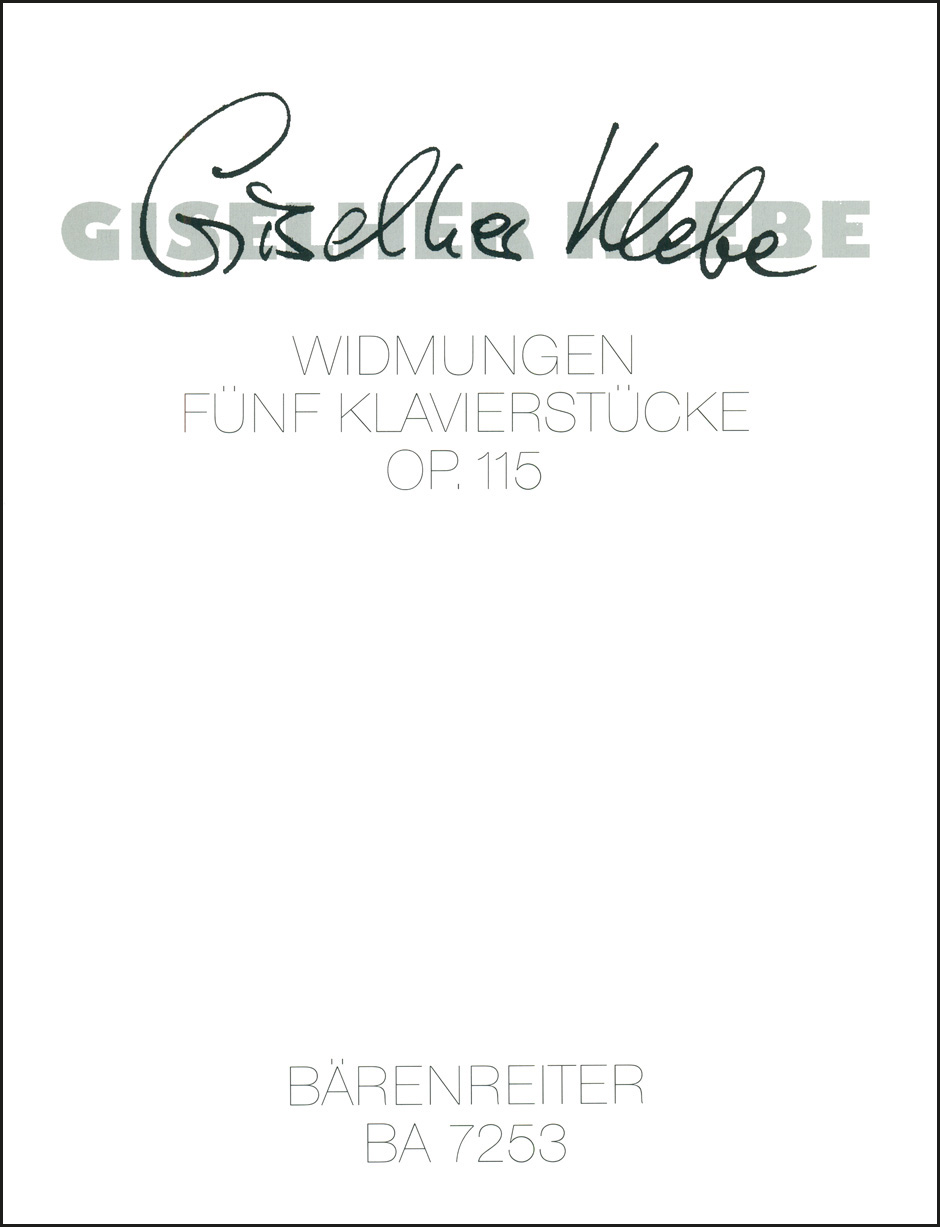 Other Cover Image Widmungen op. 115