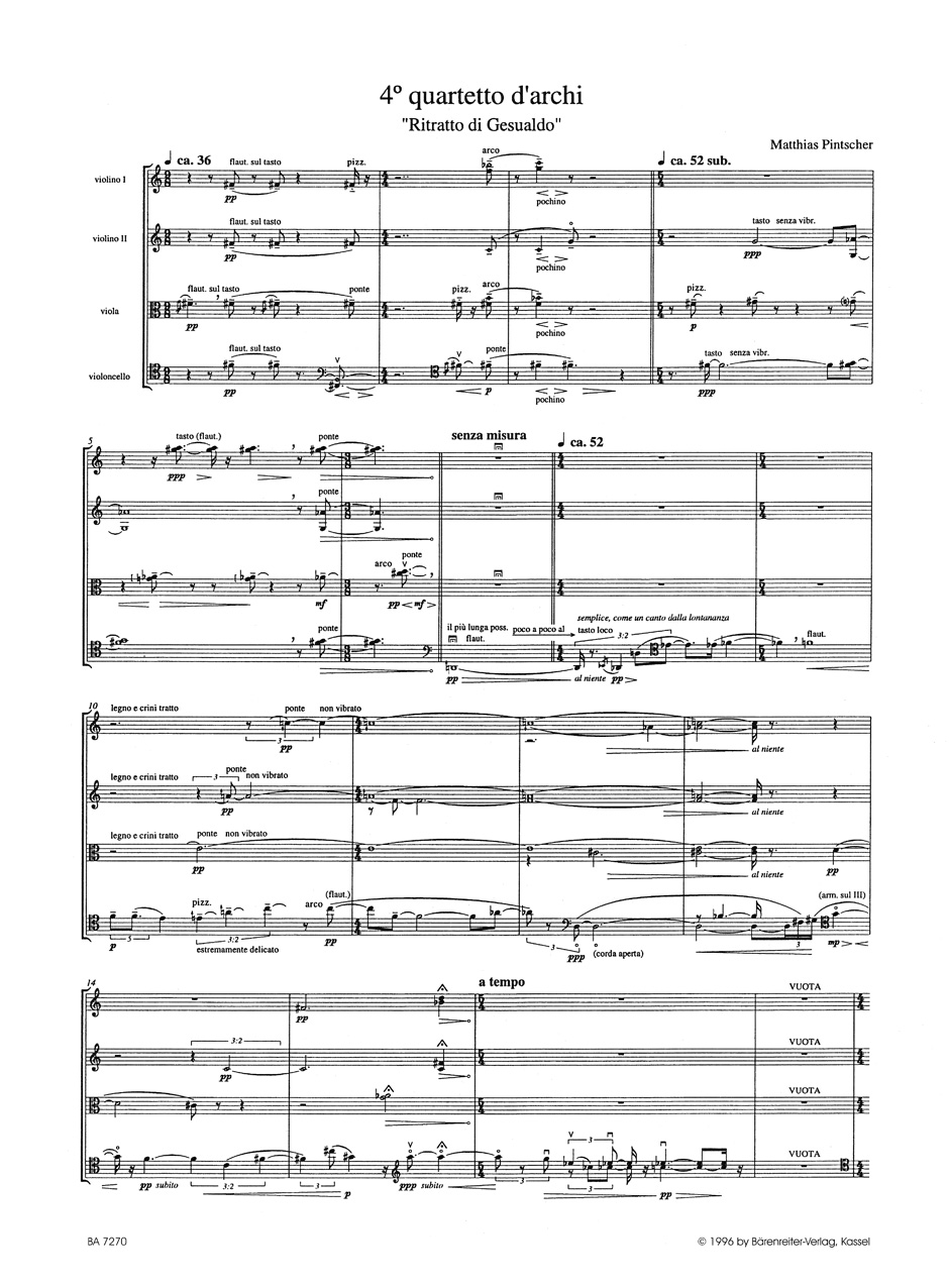 Other Cover Image 4. quartetto d'archi - Ritratto di Gesualdo (1992)